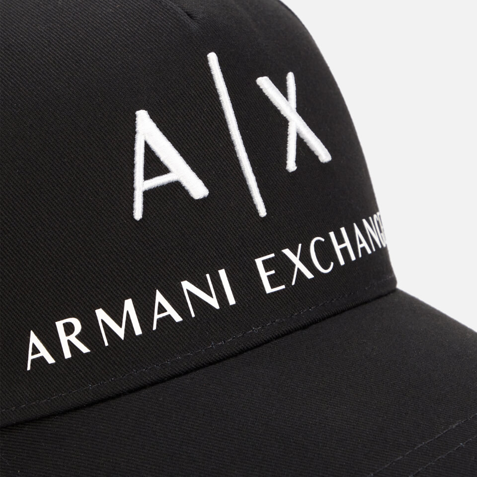 Armani Exchange Men's Ax Logo Cap - Black/White