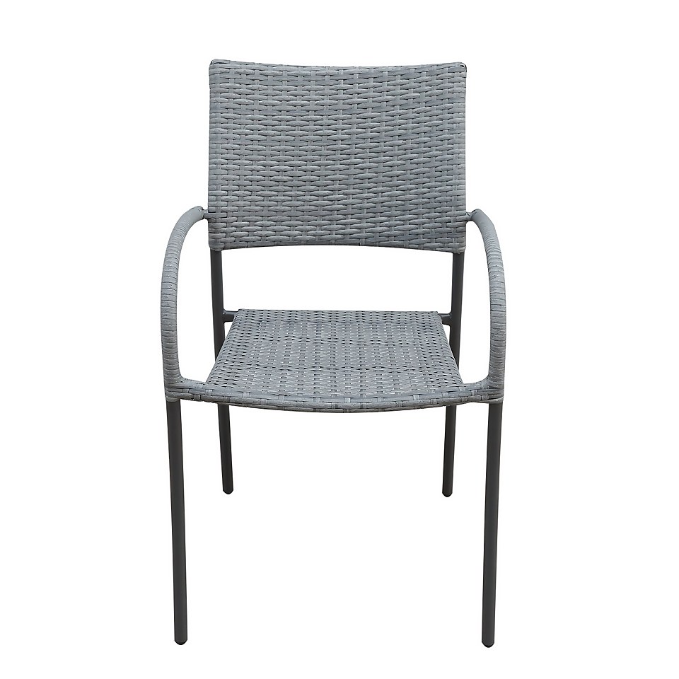 Bambrick Stacking Dining Chair Homebase