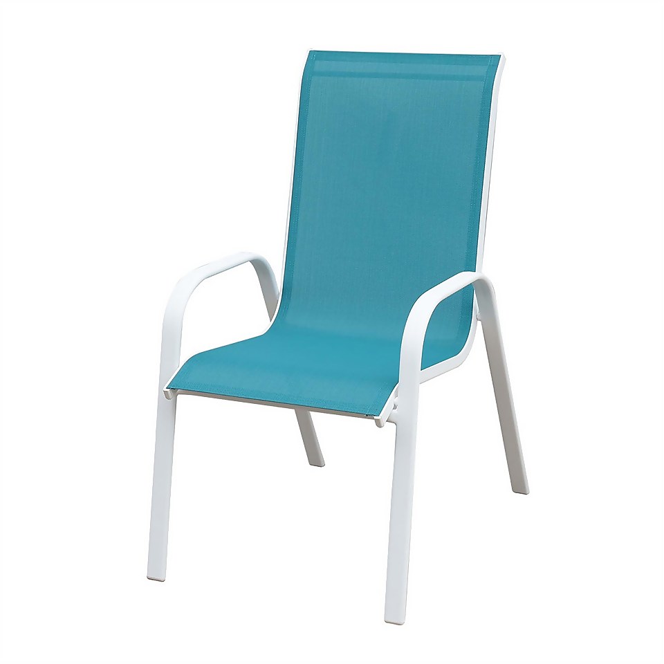 Malindi Stacking Chair - Blue