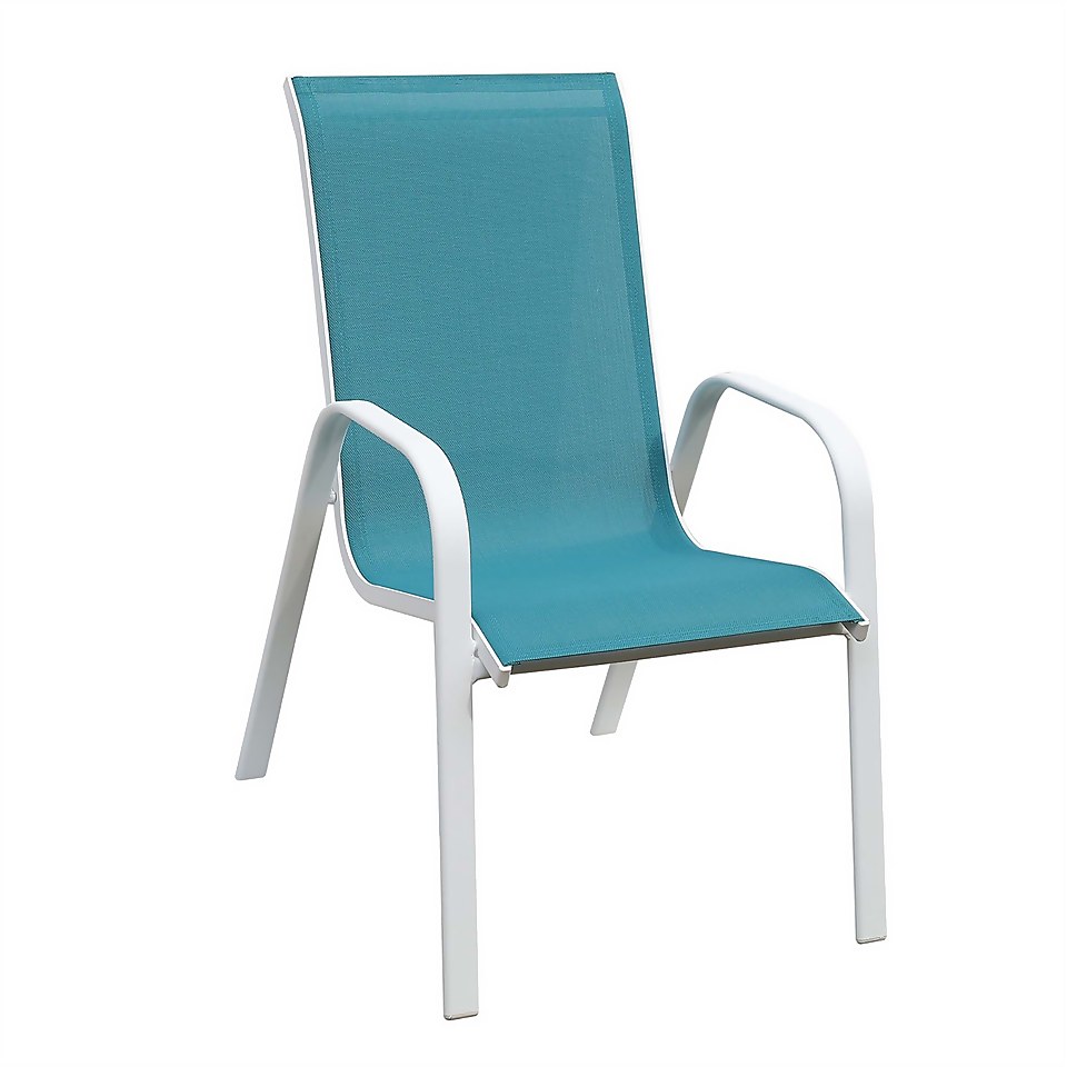 Malindi Stacking Chair - Blue