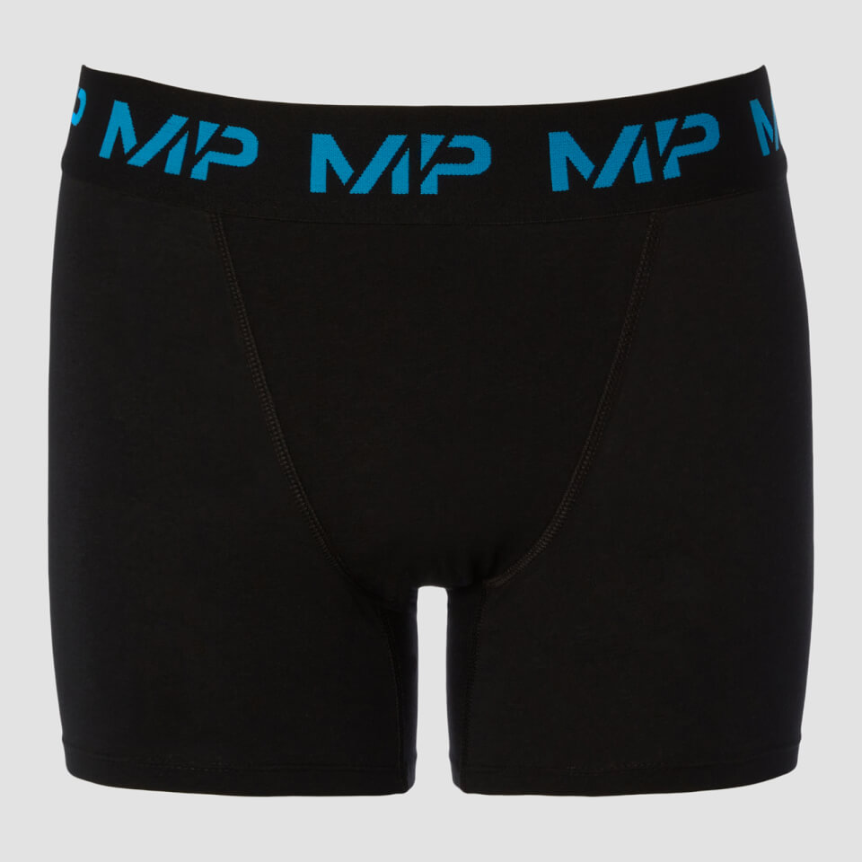 MP Men's Coloured logo Boxers (3 Pack) - Wine/Cactus/Bright Blue