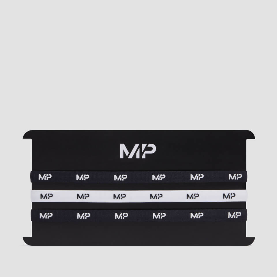 MP Headbands (3 Pack) - Black/White/Black