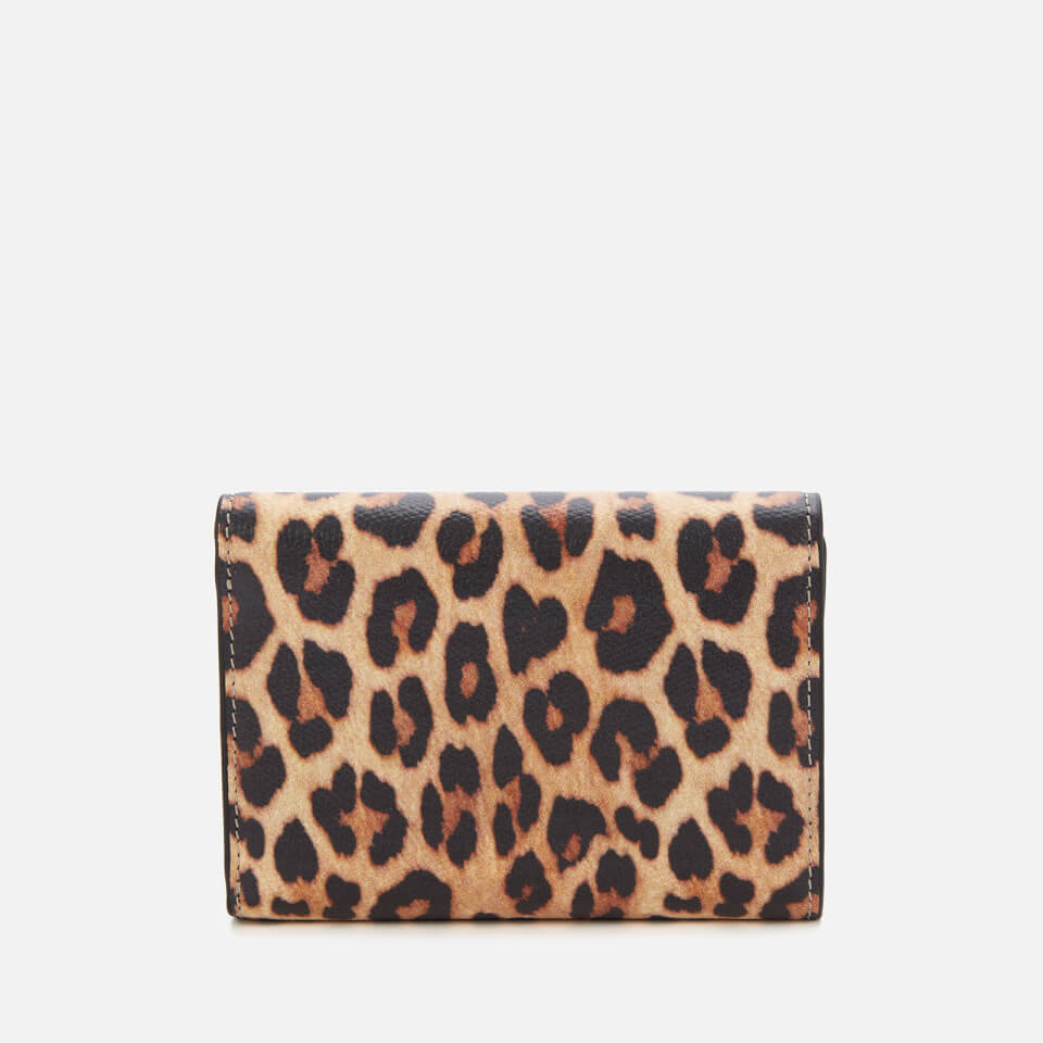 Furla Women's Mimi' Mini Compact Wallet - Leopard