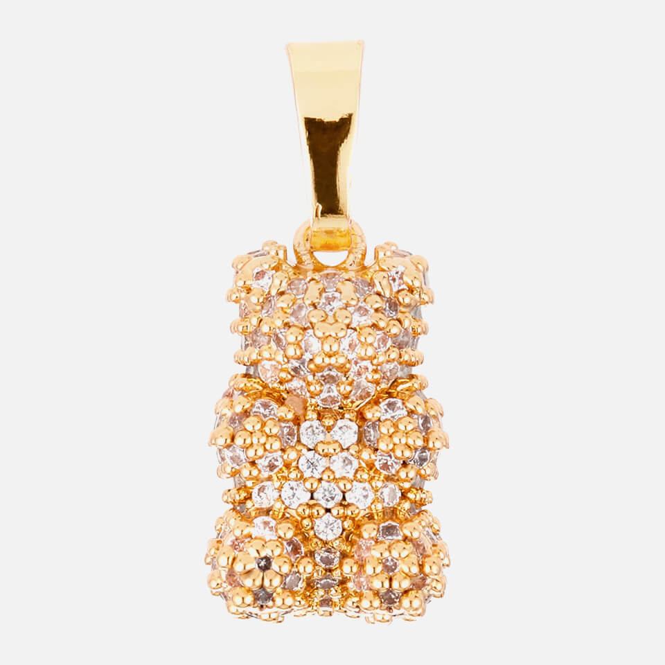 Crystal Haze Women's Pave Nostalgia Bear - Gold