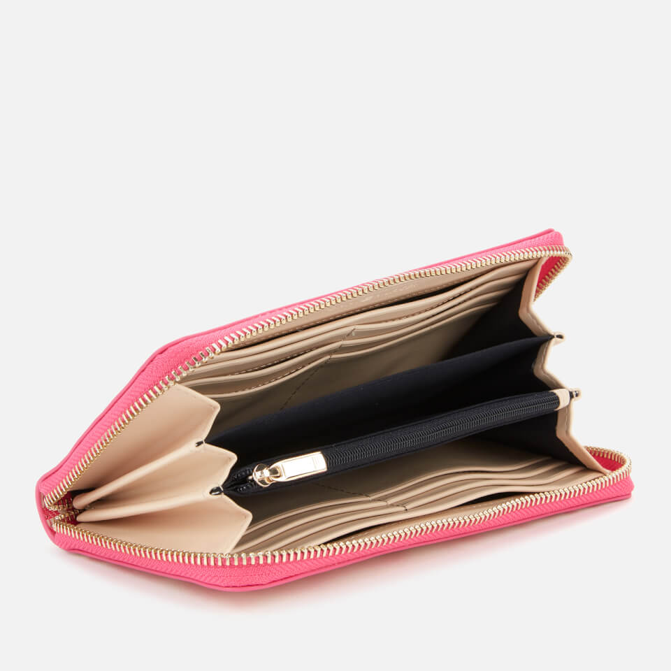 Tommy Hilfiger Women's Iconic Tommy Large Monogram Wallet - Hot Magenta