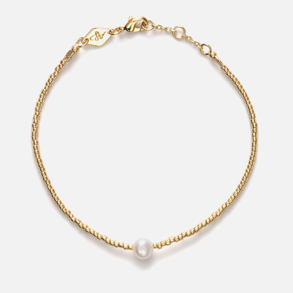 Anni Lu Pearly Gold-Tone Bracelet