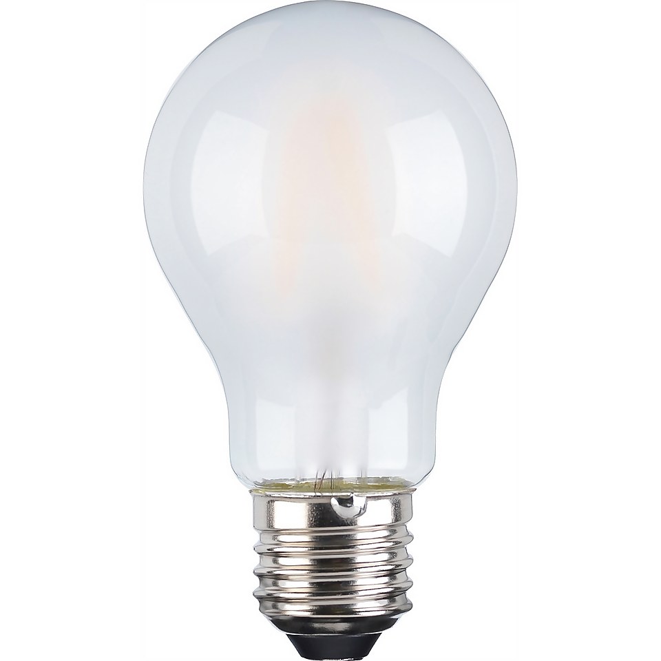 TCP LED Filament Frosted Classic 7W ES Dimmable Light Bulb