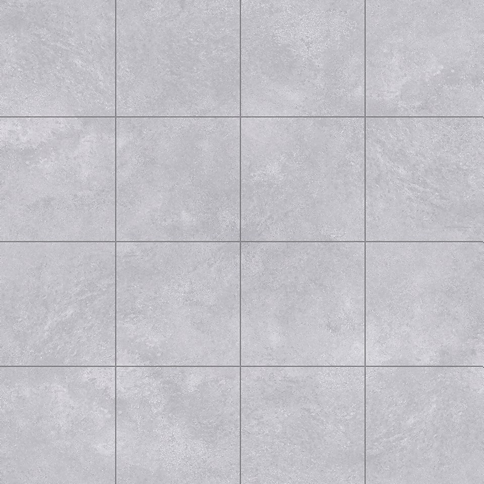 Finley Tile Effect Vinyl Flooring - Grey - 2x2m