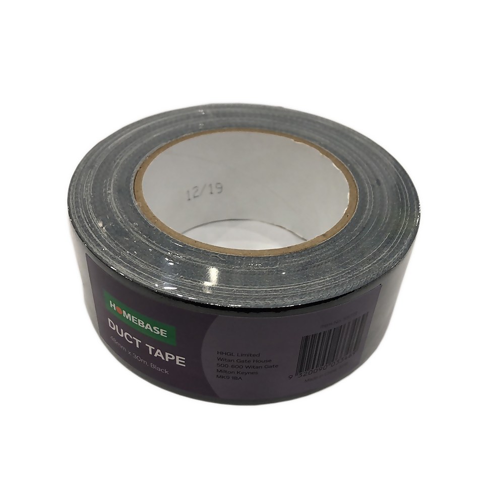Homebase Duct Tape Black 48mmX30m