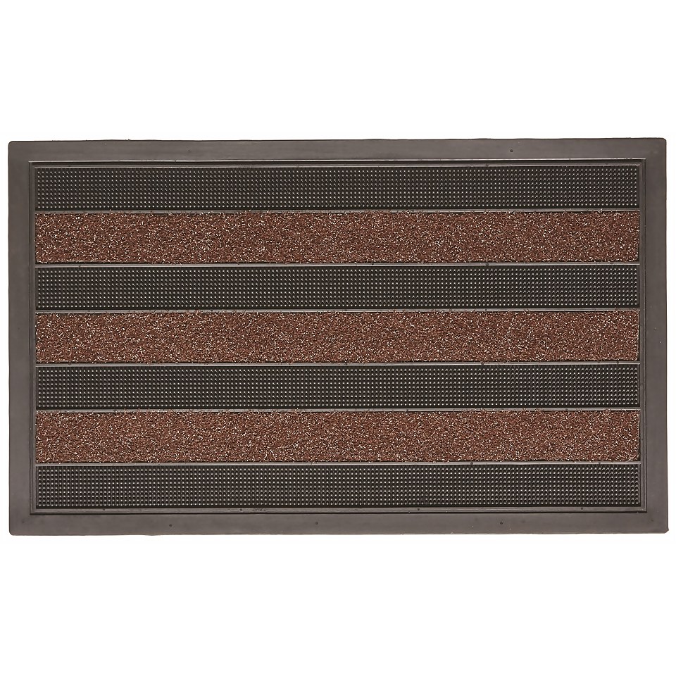 Cactus Brown Scraper Doormat 45 x 75cm