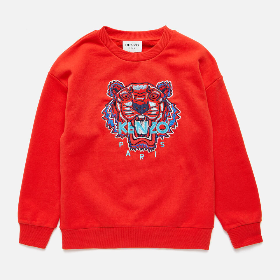 Kenzo tiger sweatshirt red on sale