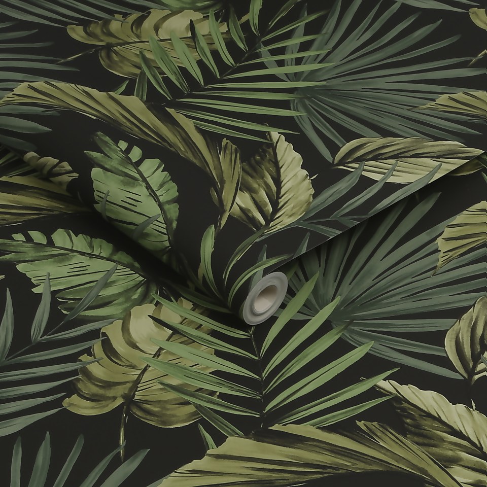 Palm House Green Wallpaper