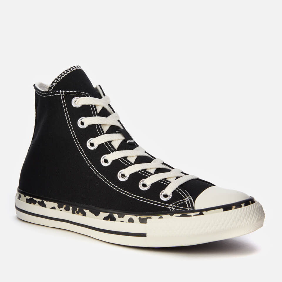 Converse Women's Chuck Taylor All Star Edged Archive Leopard Hi-Top Trainers - | Worldwide | Allsole