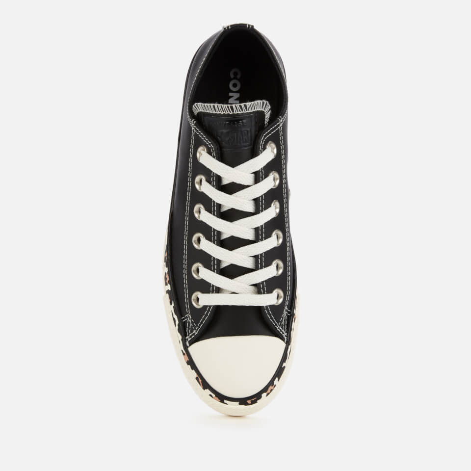 Converse Women's Chuck Taylor All Star Ox Trainers - Black/Multi/Egret |  FREE UK Delivery | Allsole