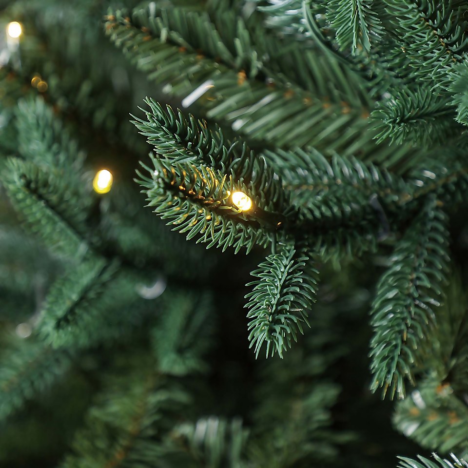 7ft Blenheim Pine Prelit Premium Artificial Christmas Tree Homebase