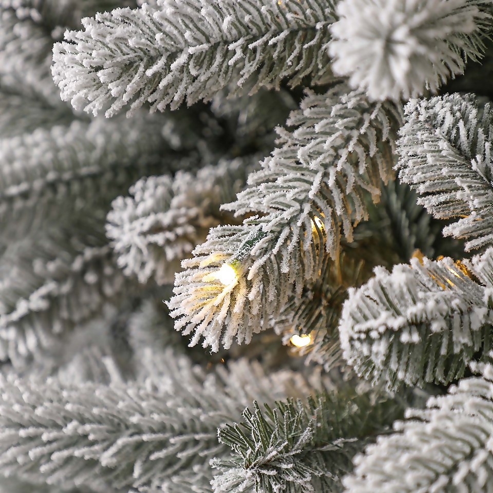 7ft Pembroke Spruce Pre-lit Premium Artificial Christmas Tree