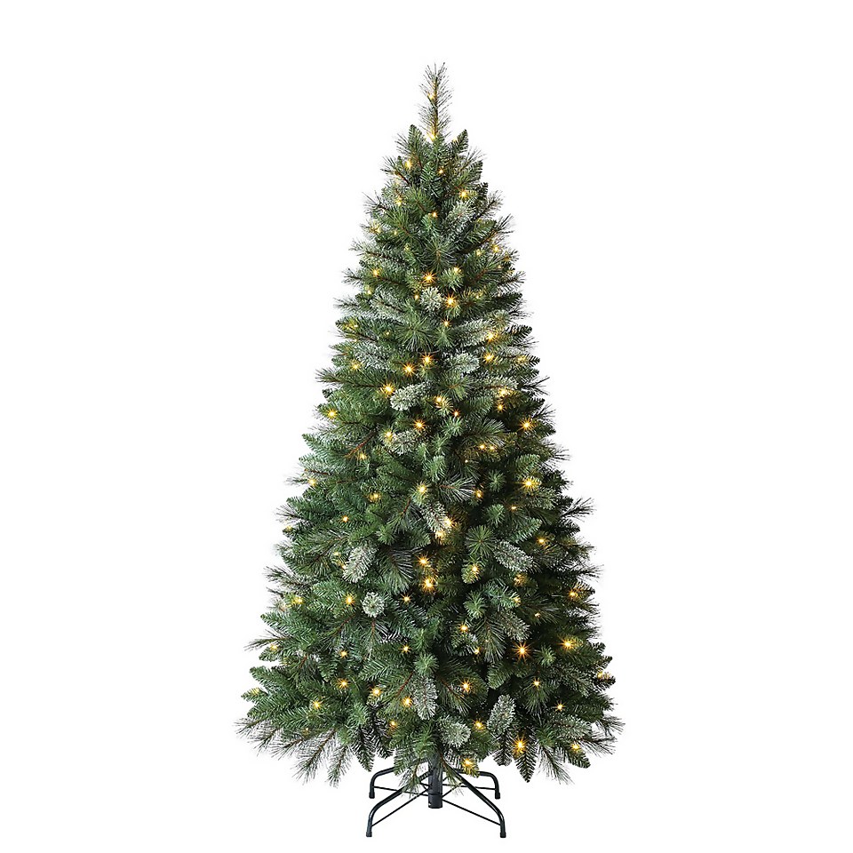 6ft Beauly Pine Pre-lit Artificial Christmas Tree