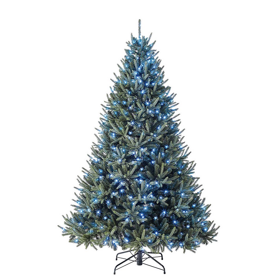 Evergreen Classics 7.5ft Foxwood Fir Colour Blast Tunes Christmas Tree
