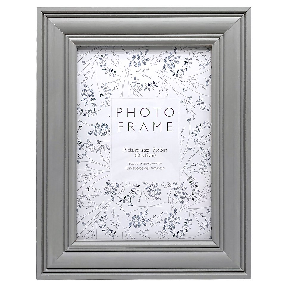 Vintage Photo Frame 7x5 - Grey