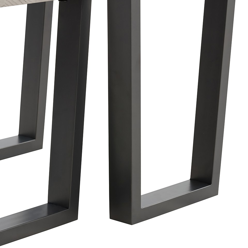 Dalston Grey Ash Nest of Tables Homebase