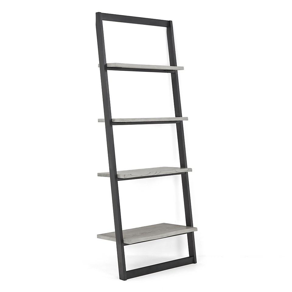 Dalston Grey Ash Ladder Shelf