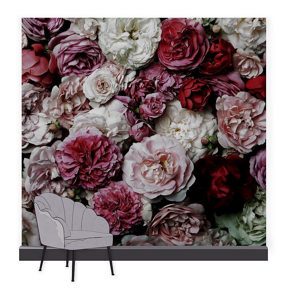 Bouquet Vintage Wall Mural
