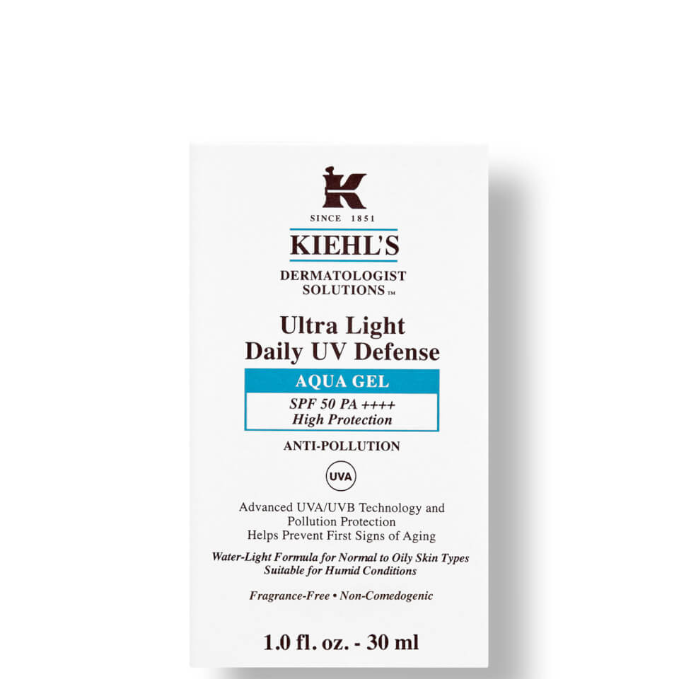 Kiehl's Ultra Light Daily UV Defense Aqua Gel SPF 50 PA++++ - 30ml
