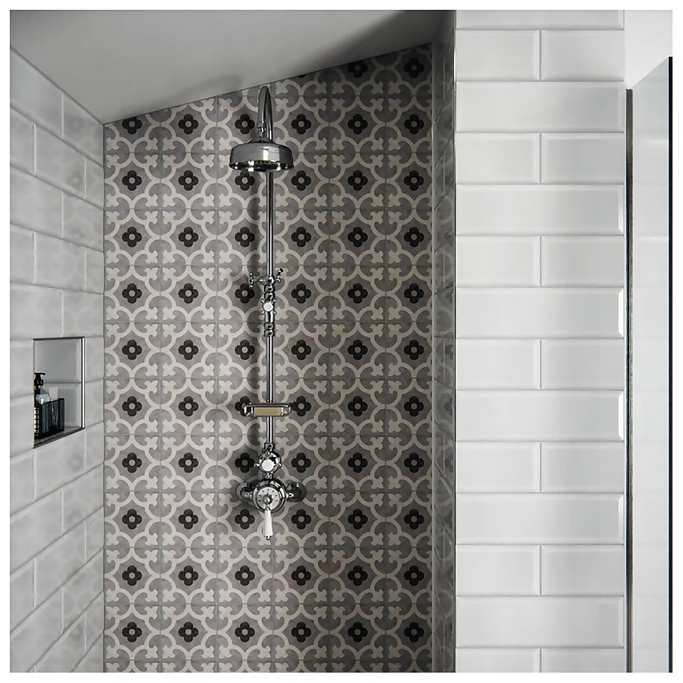 V&A Brompton Godwin Wall & Floor Tile 200x200mm