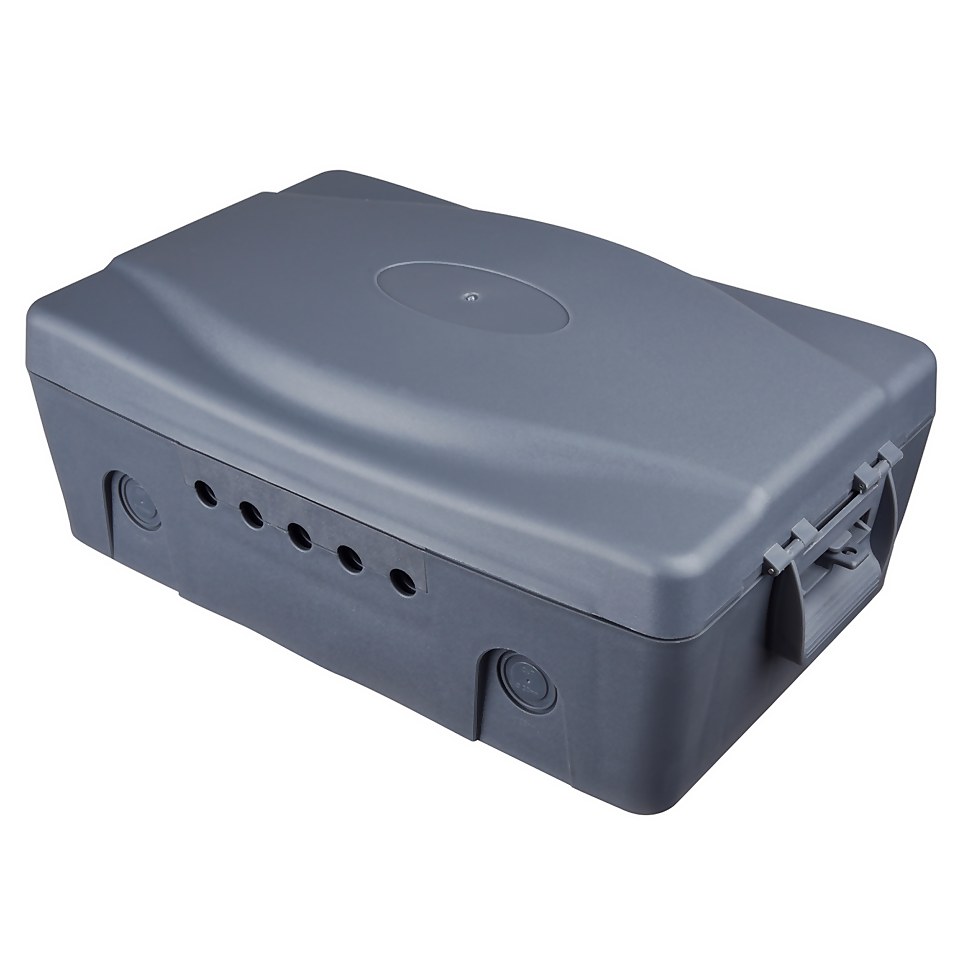 BG Weatherproof Box with 4 Socket 8m 13amp Extension Lead and Smart Home Adaptor