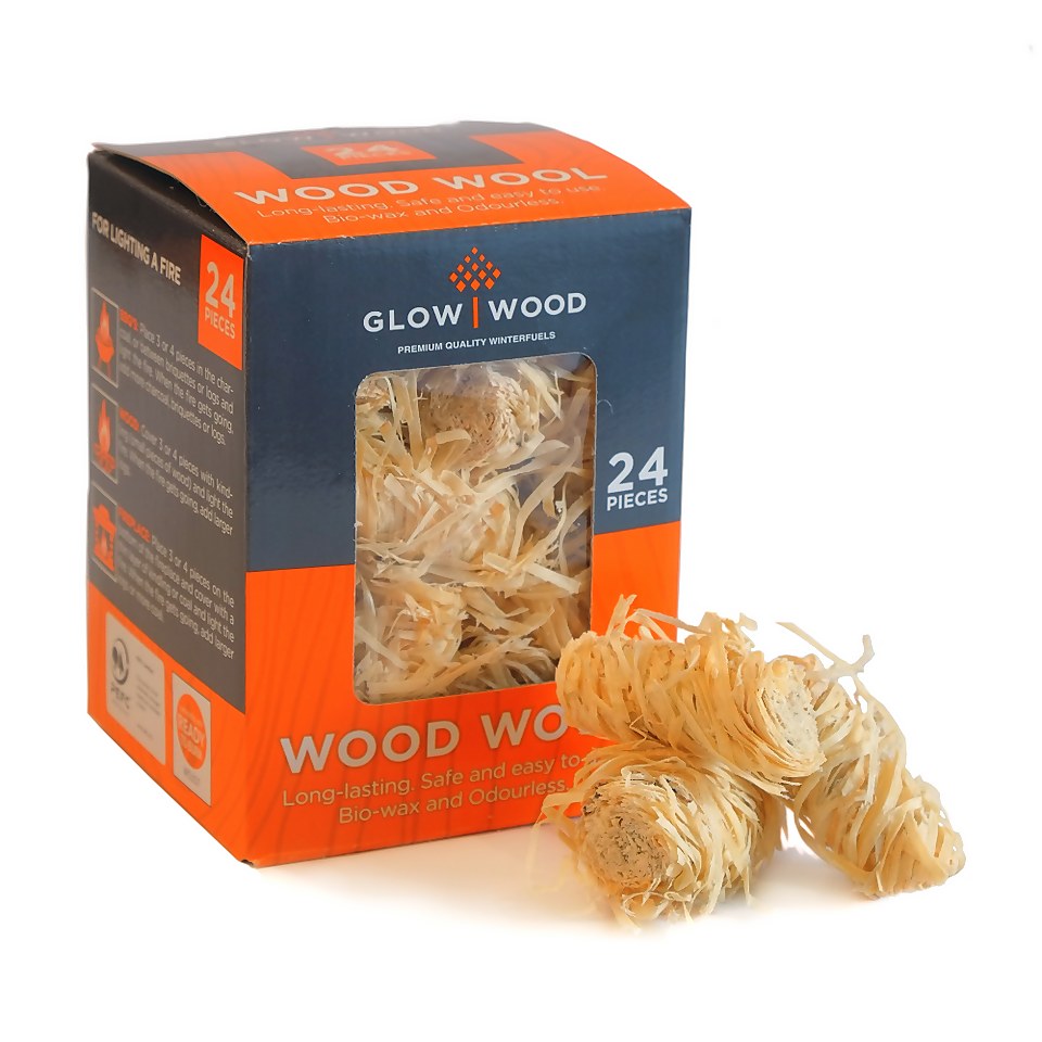 Glowwood Wood Wool Firelighter