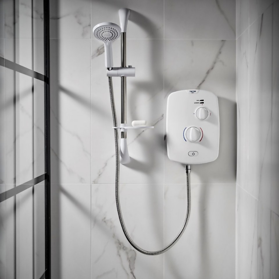 Triton Jade 4 8.5kW Electric Shower White Homebase