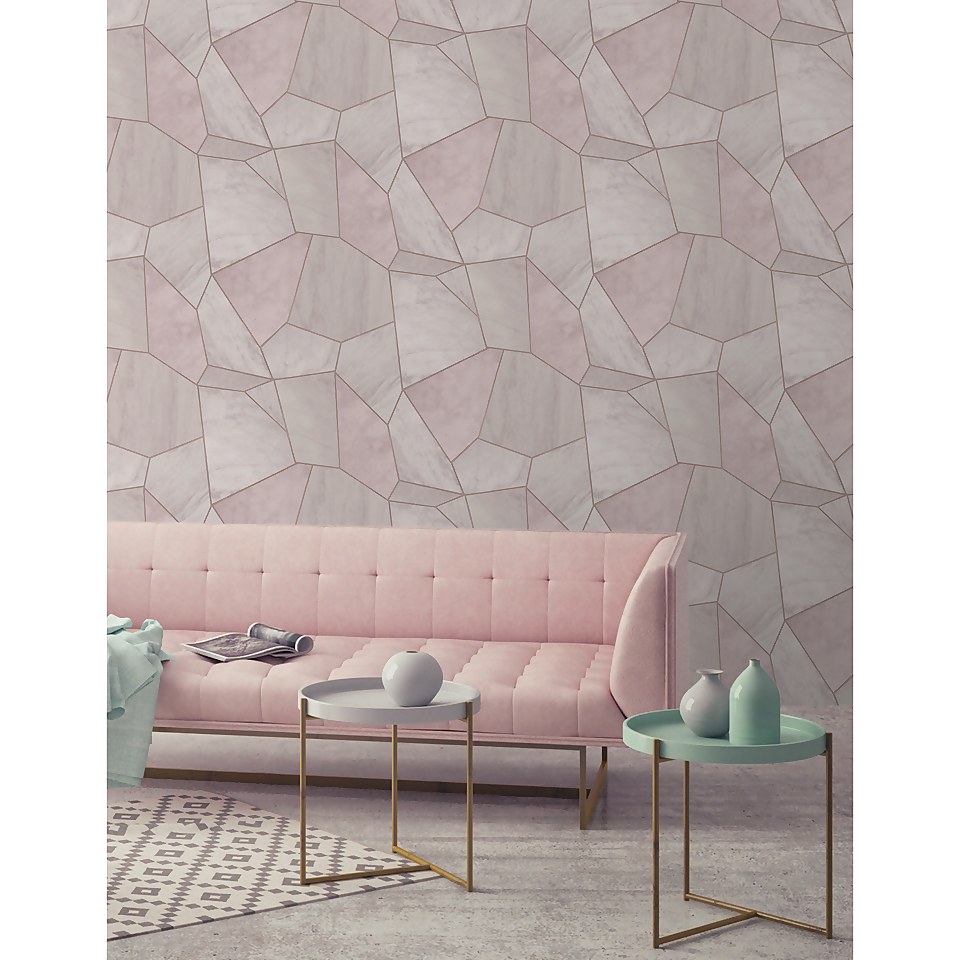 Pink Wallpaper Arthouse, Grandeco & Decor Homebase
