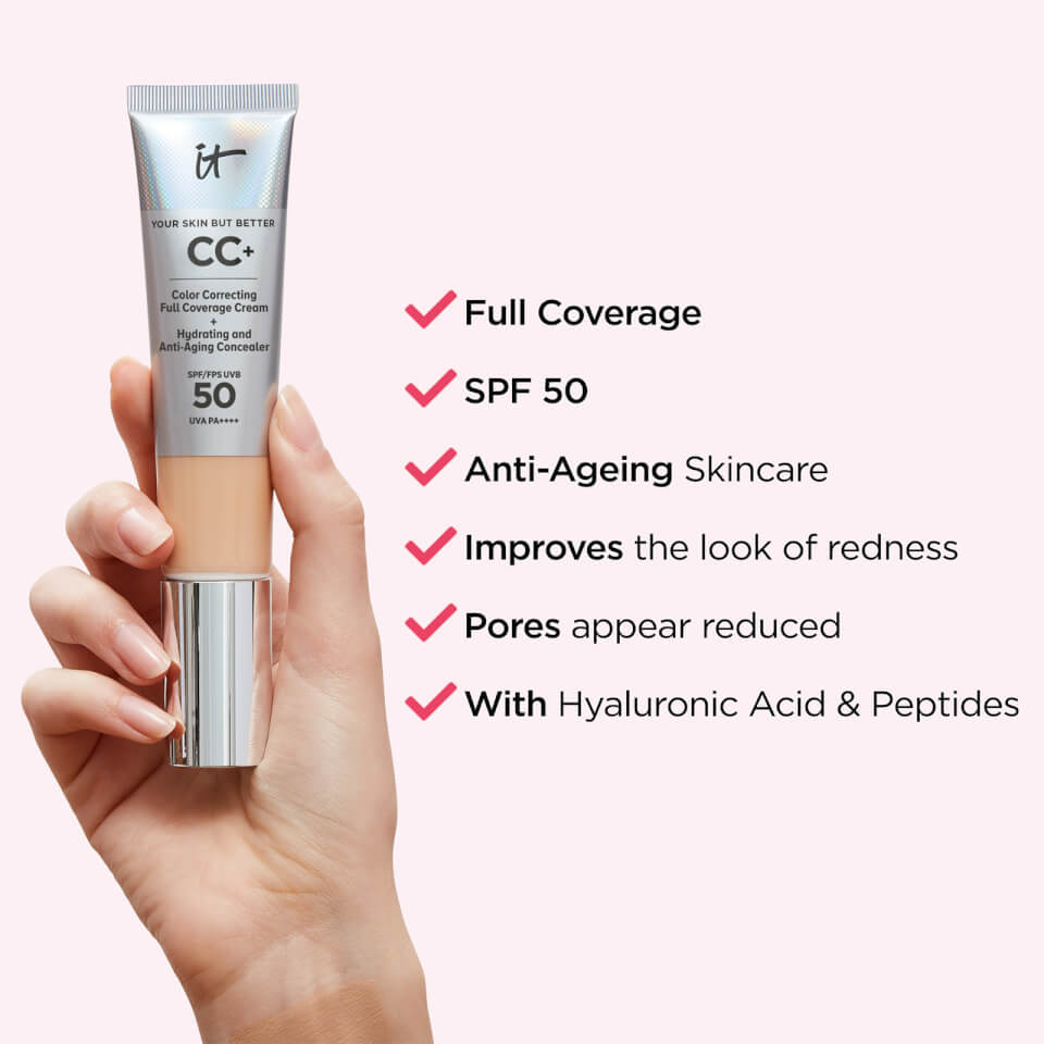IT Cosmetics Your Skin But Better CC+ Cream with SPF50 - 10 - Medium Tan