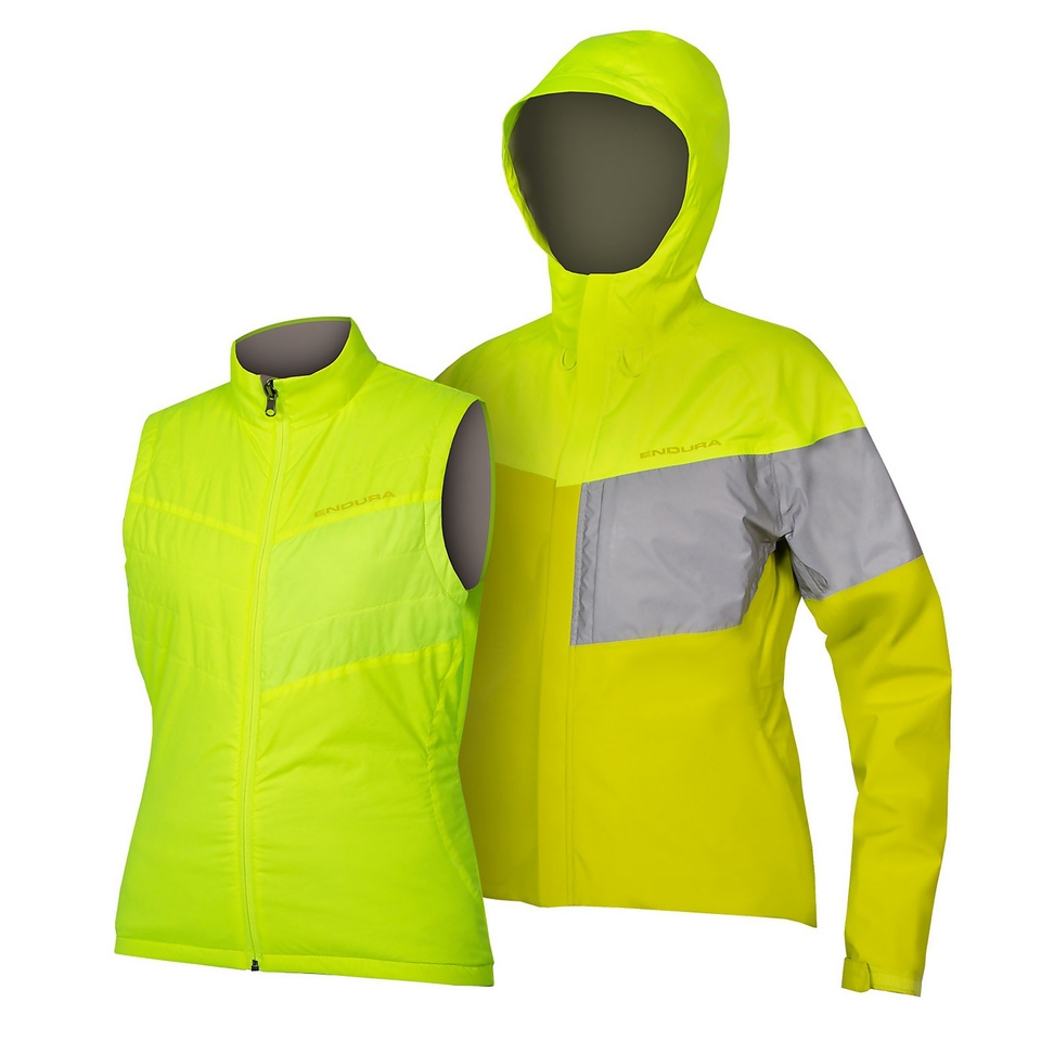 Women's Urban Luminite 3 in 1 Jacket II - Hi-Viz Yellow