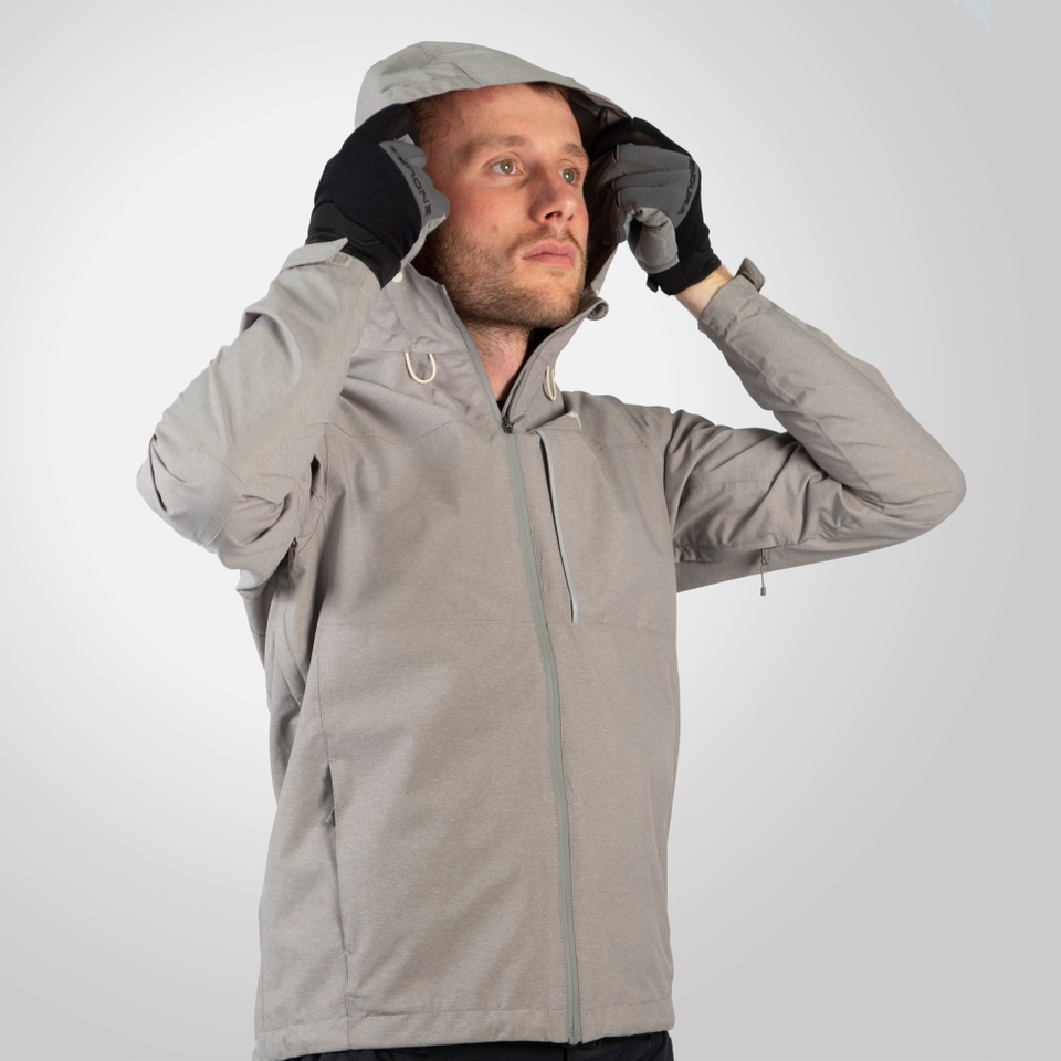 Men's Hummvee Waterproof Hooded Jacket - Fossil