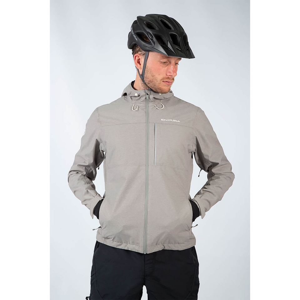 Men's Hummvee Waterproof Hooded Jacket - Cocoa