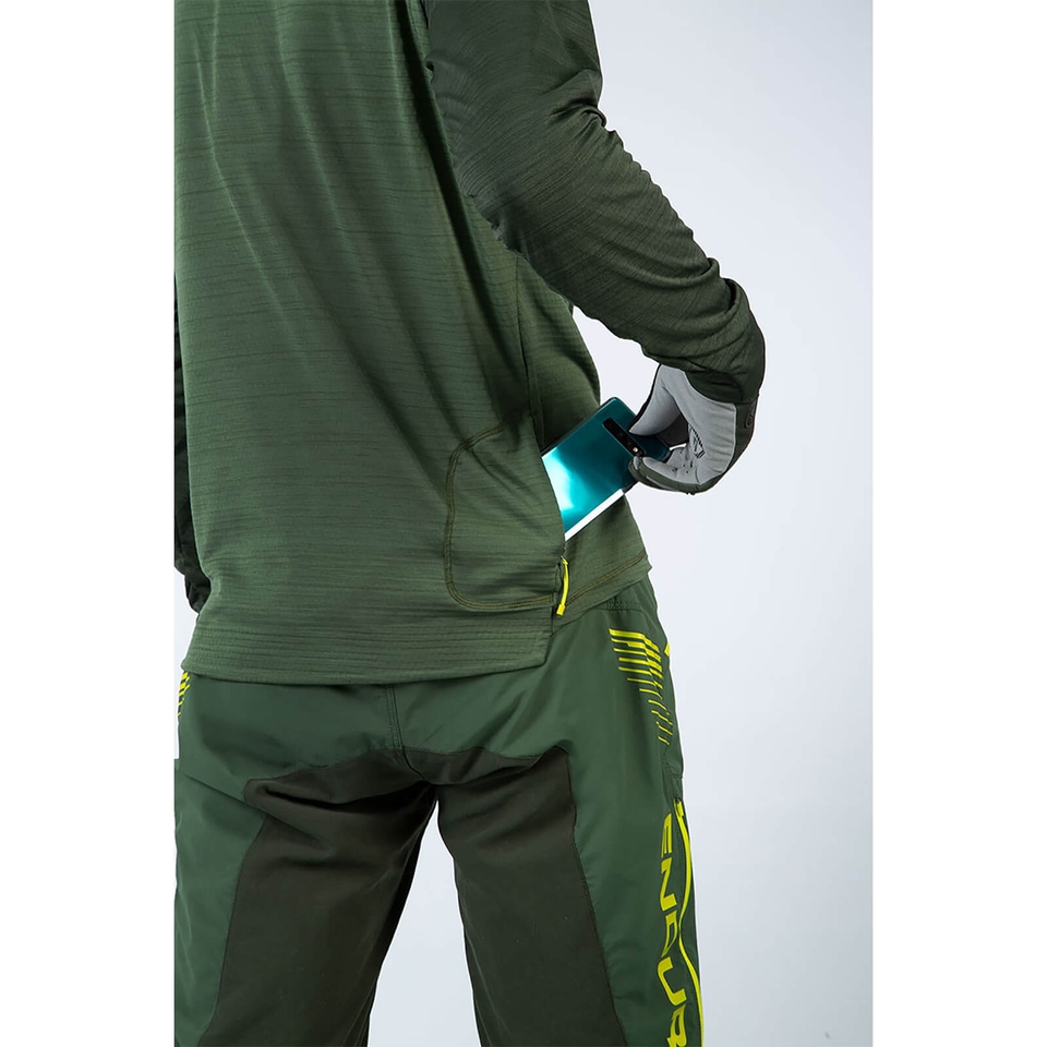 SingleTrack Fleece für Herren - Schwarz