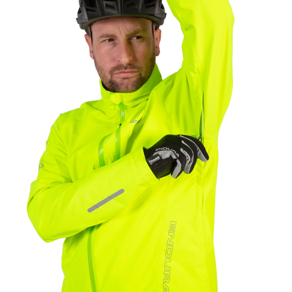 Hummvee Wasserdichte Jacke für Herren - Neon-Gelb
