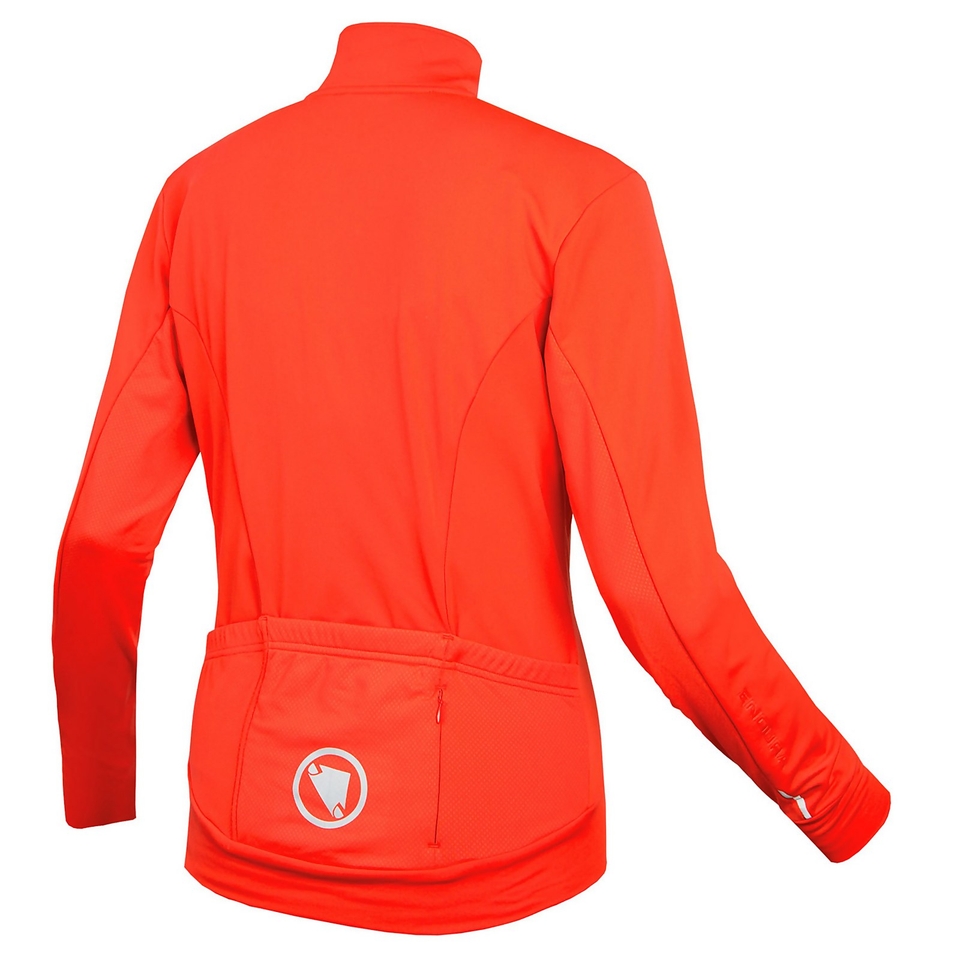 Xtract Roubaix Jacke (langarm) für Damen - Hi-Viz Koralle