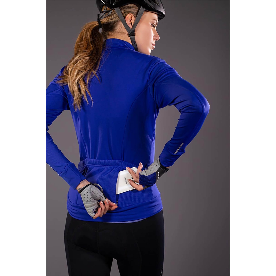 Xtract Roubaix Jacke (langarm) für Damen - Hi-Viz Koralle