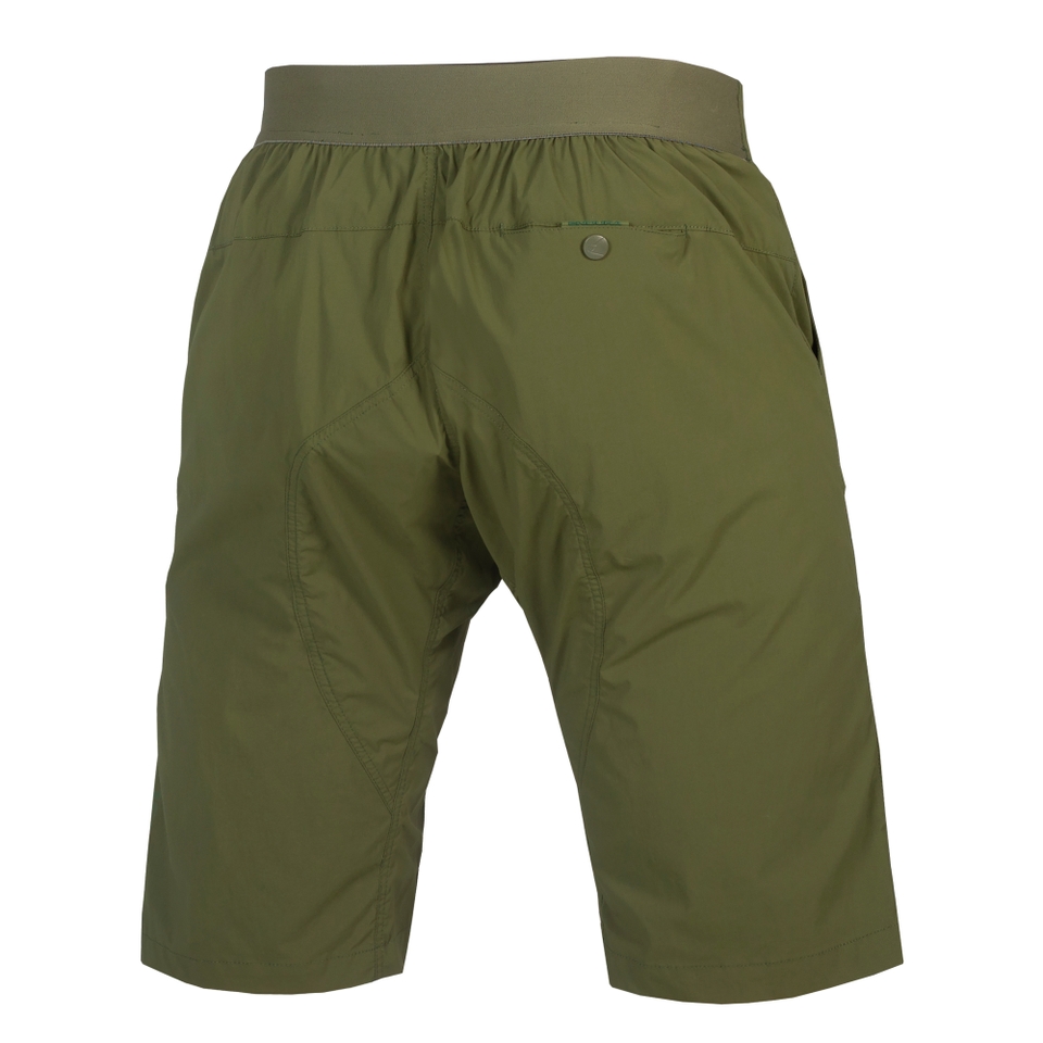Hummvee Lite Shorts mit Innenhose für Herren - Olivgrün