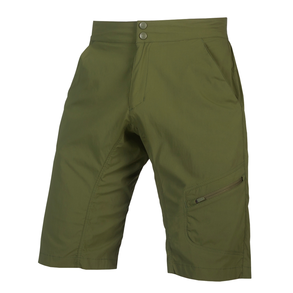 Hummvee Lite Shorts mit Innenhose für Herren - Olivgrün