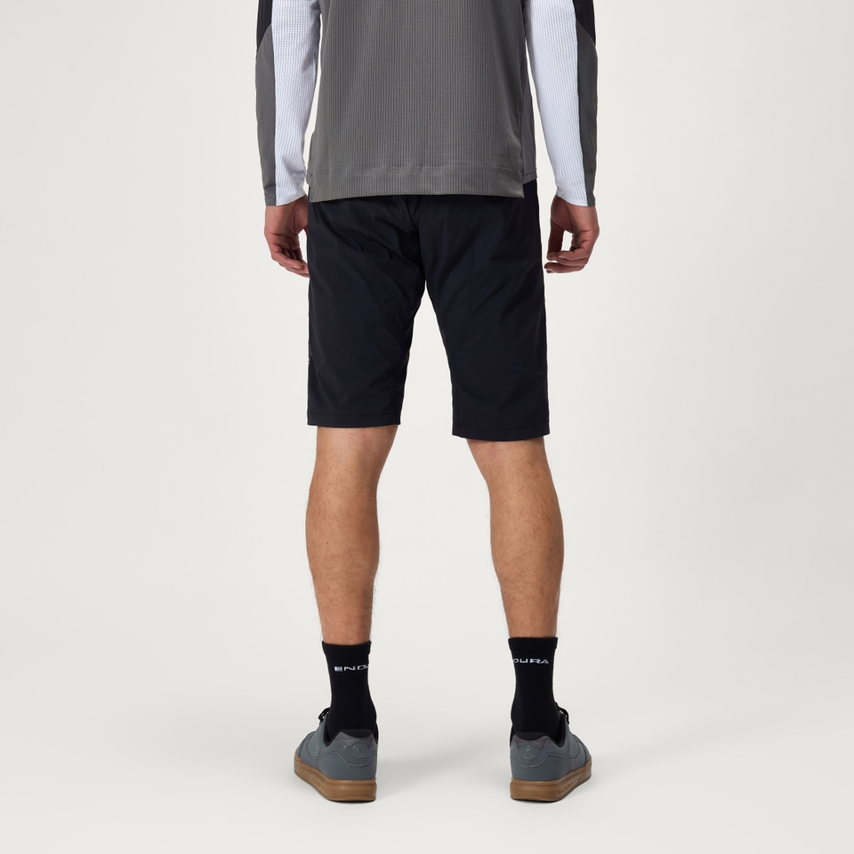 Hummvee Lite Shorts mit Innenhose für Herren - Schwarz