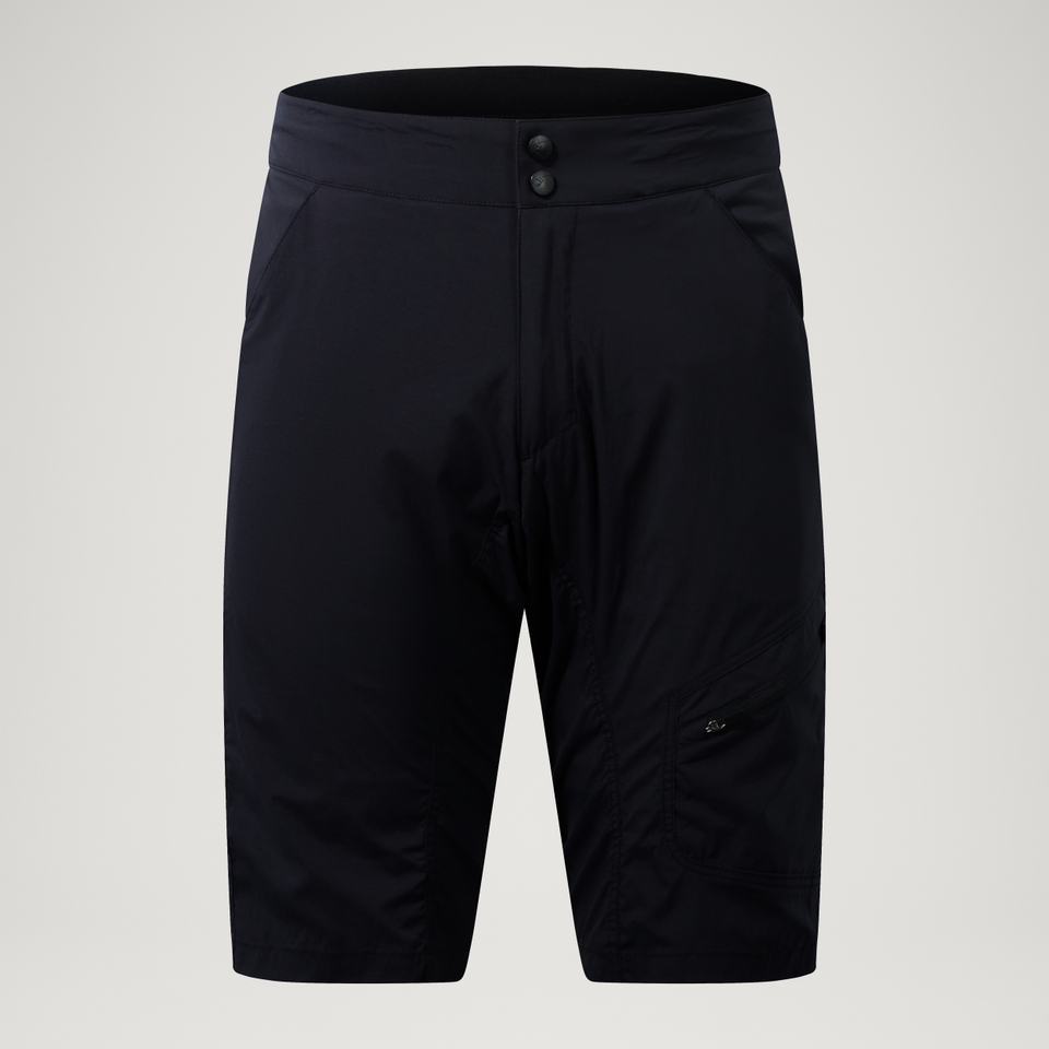 Hummvee Lite Shorts mit Innenhose für Herren - Schwarz