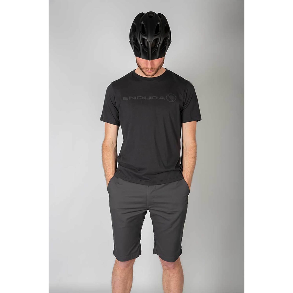 Herren Hummvee Chino Shorts mit Innenshort - Marineblau