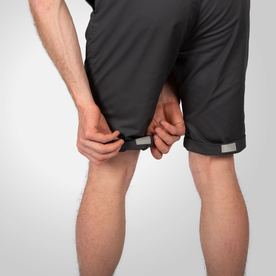 Hummvee Chino Short with Liner Short - Grey