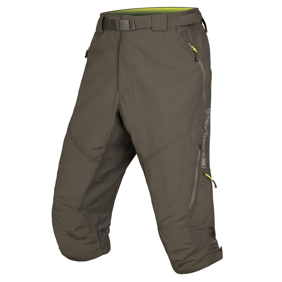 Men s Hummvee 3 4 Short II with liner Khaki