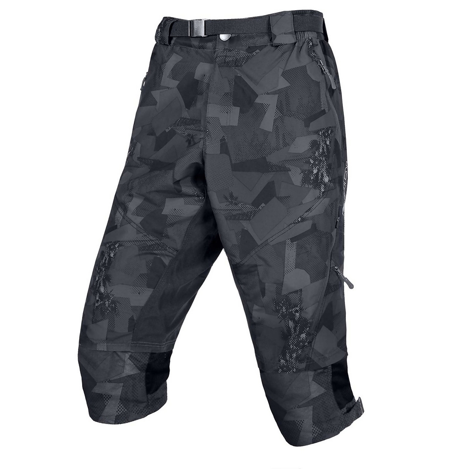 Men's Hummvee 3/4 Short II with liner - Grey Camo