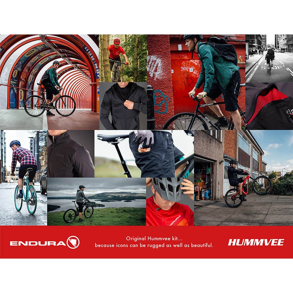 Hummvee 3/4 Short II with liner - Black
