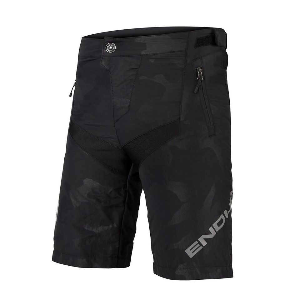 Kids MT500JR Short with Liner - Black Camo